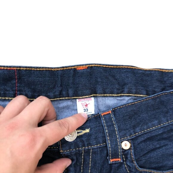 Vintage True Religion Jeans Size 33 SKINNY Blue - Picture 2 of 6
